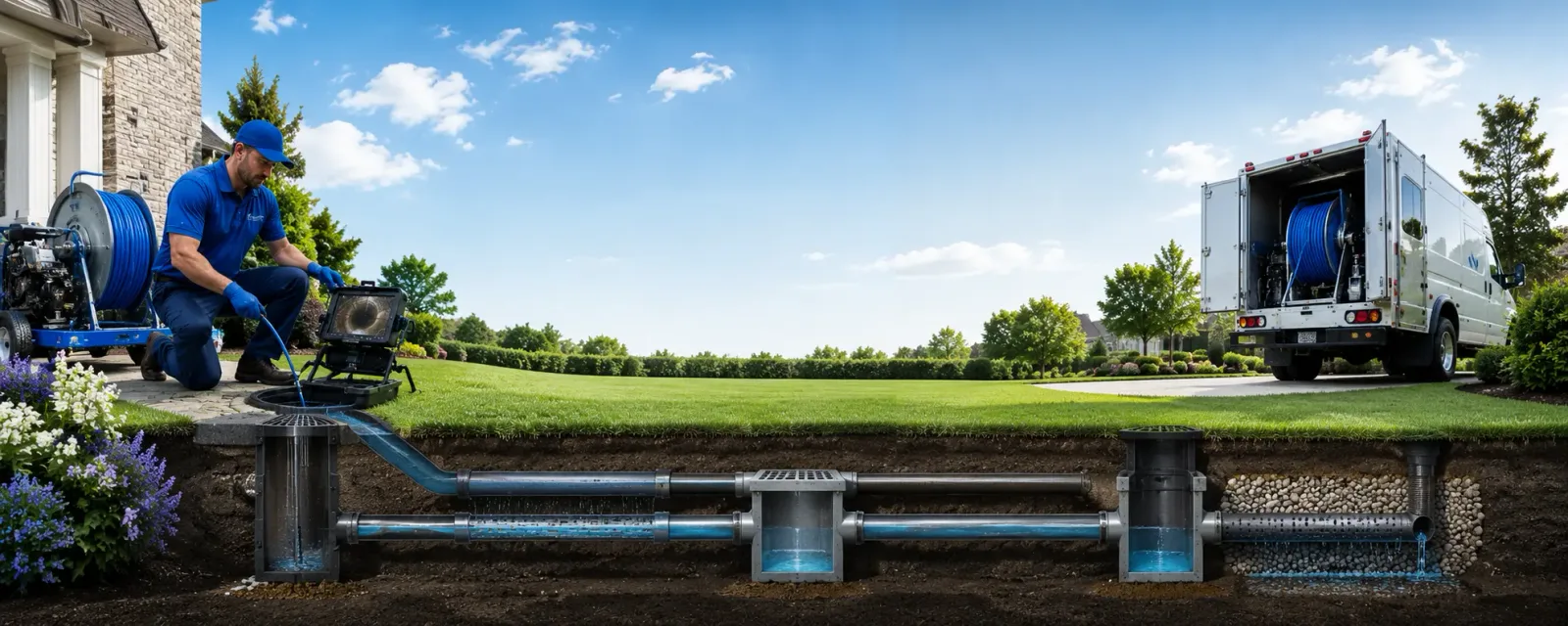 Outdoor drain cleaning information for Dover, PA